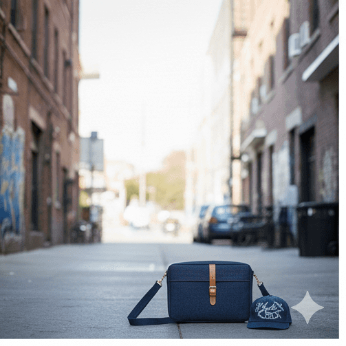 UHUD Denim Wallet & Key Holder